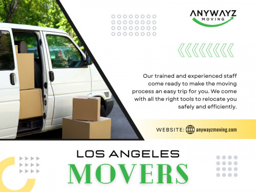 The volume and weight of your belongings directly impact the cost of moving services. More substantial or bulkier items require more effort and resources to pack, load, and transport safely. 
Movers may assess the size and weight of your possessions to determine the number of crew members needed, the size of the moving truck, and the amount of packing materials required.

Our Official Website: https://anywayzmoving.com/

Click Here For More Information : https://anywayzmoving.com/los-angeles-movers

Anywayz Moving
Address:		5877 San Vicente Blvd.Suite # 111 Los Angeles California 90019 United States
Phone Number:		818-293-8294
Email:			info@anywayzmoving.com
		
Find Us On Google Map:	https://g.co/kgs/BzgHaHs

Our Profile: https://gifyu.com/anywayzmoving

See More Images: 
https://tinyurl.com/2bxwqulg
https://tinyurl.com/234belsn
https://tinyurl.com/26f32f4r
https://tinyurl.com/23vps3mo