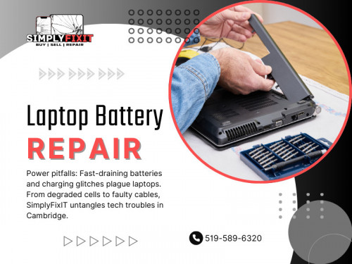 When choosing a computer repair service to fix your technical problems, following these guidelines will help you make an informed decision. With the right Laptop battery repair service by your side, you can get your devices back up and running smoothly in no time.

Official Website : https://www.simplyfixit.ca

Click here for more information: https://www.simplyfixit.ca/cambridge

SimplyFixIT - Phone & Laptop - Cambridge
Address: 112 Main St, Cambridge, ON N1R 1V7, Canada
Phone: +15195896320

Find us on Google Maps: https://maps.app.goo.gl/2jpxE829fovNvJrg6

Our Profile: https://gifyu.com/simplyfixitcam

More Images:

https://rcut.in/tWoYryQs
https://rcut.in/arh2LSln
https://rcut.in/fOicDD57
https://rcut.in/02RirWS8