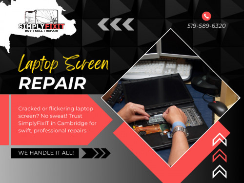 Not all computer repair services offer equal services. Some specialize in software troubleshooting, while others focus on Laptop screen repair or data recovery. Make sure to inquire about the specific services each repair shop offers and verify if they can address your particular issue.

Official Website : https://www.simplyfixit.ca

Click here for more information: https://www.simplyfixit.ca/cambridge

SimplyFixIT - Phone & Laptop - Cambridge
Address: 112 Main St, Cambridge, ON N1R 1V7, Canada
Phone: +15195896320

Find us on Google Maps: https://maps.app.goo.gl/2jpxE829fovNvJrg6

Our Profile: https://gifyu.com/simplyfixitcam

More Images:

https://rcut.in/tWoYryQs
https://rcut.in/arh2LSln
https://rcut.in/02RirWS8