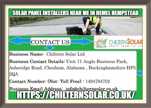 By installing solar in your home or your organization, get a free quote & discuss your power requirements with our friendly & helpful sales team near Hertfordshire, Bedfordshire, https://chilternsolar.co.uk/
