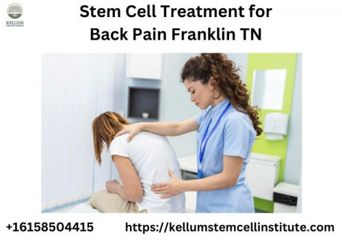 Are you struggling with chronic back pain? Franklin's stem cell therapy can help reduce pain and heal damage, providing a potential alternative to surgery.Say goodbye to discomfort and regain your mobility with Kellum Stem Cell's cutting-edge back pain treatment. Schedule your consultation today and take the first step towards a pain-free life! For more details, visit  our website: https://kellumstemcellinstitute.com/stem-cell-therapies/back-pain/