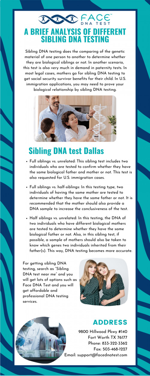 Sibling DNA Test Dallas