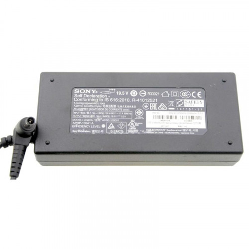 Original Sony APDP-100A1/A ACDP-100D02 Charger/Adapter 19.5V 5.2A

https://www.3cparts.co.uk/original-sony-apdp100a1a-acdp100d02-chargeradapter-195v-52a-p-57277.html