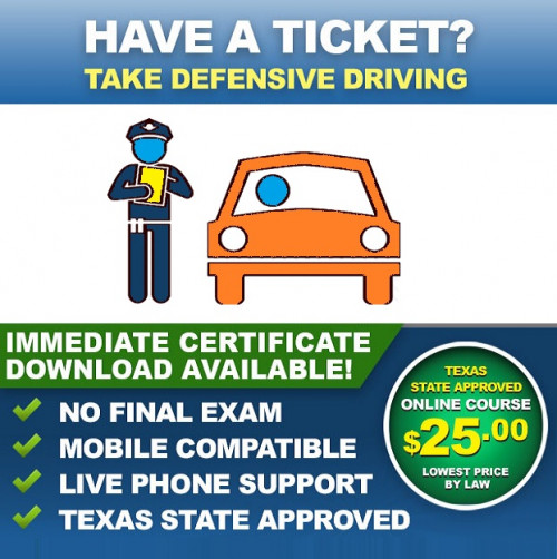 We created this course to encourage safe driving behavior and promote good habits in our students, helping to reduce traffic collisions on the road and saving lives along the way. You need the  Online Defensive Driving  Course in Texas so you can clear the ticket from your record. Luckily, we’re here to help. For more information give us a call at 1 (800) 674-8110 today! Visit; https://quickdefensivedriving.com/