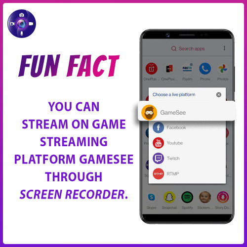 Screen recording of any app available on your mobile device can be done in live application usage mode, like typing any message, record video calls, viewing any video or listening to any audio or anything. https://bit.ly/2Y1YgxO
