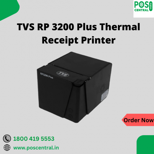 The TVS RP 3200 Plus thermal receipt printer is a reliable and efficient printing solution for businesses. With a high print speed of 200mm/sec at 203 DPI solution, it quickly produces clear and crisp receipts, invoices, and other documents. Its compact design allows for easy integration into any POS system, and its durable construction ensures long-lasting performance. This printer also features a built-in USB and Ethernet interface for easy connectivity, as well as a user-friendly LCD display for easy operation. Overall, the TVS RP 3200 Plus is a great choice for any business looking for a fast, reliable, and easy-to-use thermal receipt printer.
 Buy TVS RP 3200 Plus from the POS Central India website at the best prices with express delivery.