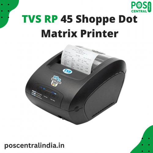 The TVS RP 45 Shoppe Dot Matrix Printer is a reliable and efficient printing solution for small businesses and retail outlets. and  This printer has high-speed printing capability, simple, user-friendly and extremely easy to operate. The printer comes with a built-in USB interface, making it easy to connect to computers and other devices. The TVS RP 45 Shoppe Printer also features a durable design and is built to withstand heavy use, making it a great choice for busy retail environments. Buy a TVS RP 45 Shoppe Dot Matrix Printer from POS Central India at an economical price with prompt free shipping. Visit https://www.poscentral.in/tvs-rp-45-shoppe-monochrome-dot-matrix-printer.html