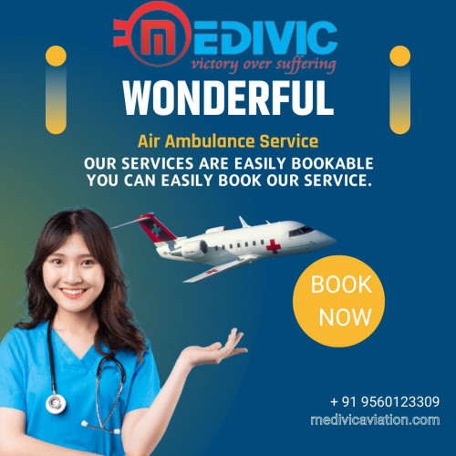 Medivic Aviation Air Ambulance Service in Raipur is the fastest emergency service provider with all facilities to comfort patients. You can call us any time for urgent shifting of patients.

More@ https://bit.ly/2M2nWnG