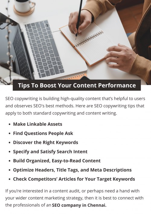 SEO copywriting builds high-quality content that’s helpful to visitors and observes SEO's best methods. Keywords are words or search terms individuals use in search engines to find details or products. Finding a keyword’s search intent implies determining the sense of someone’s search. Begin by placing keywords your opponents are ranking for but you aren’t. To know more visit here https://singhimarketingsolutions.com/seo-services-company-chennai.php