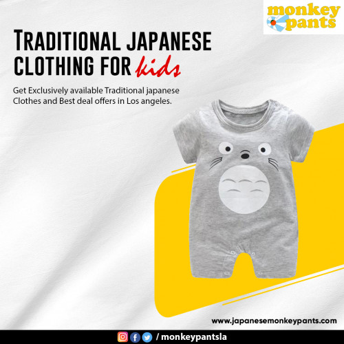 Grab the latest fashion clothes with Traditional Japanese customization for kids. visit our online store japanesemonkeypants.com today!