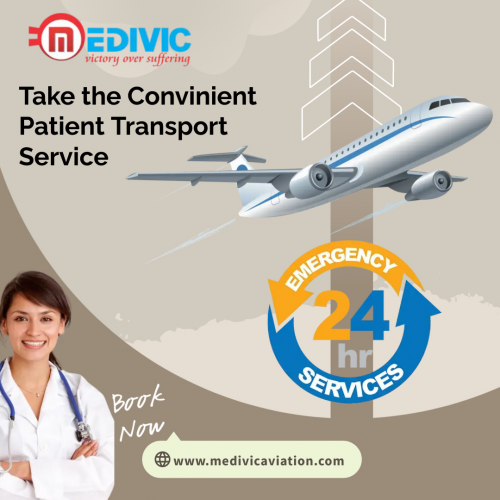 Medivic Aviation Air Ambulance Service in Raipur has provided the phenomenon of the best patient transportation system. Our world-class ambulance service provides all the amenities here.

Web@ https://bit.ly/2M2nWnG