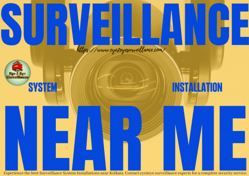 Experience the best Surveillance System Installations near Kolkata. Contact eye2eye surveillance experts for a complete security service.