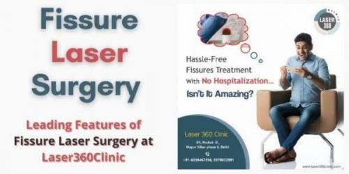The fissure laser treatment is suture-free as well because the surgeons do not create a big opening for the surgery. 
https://laser360clinic.com/leading-features-of-fissure-laser-surgery-at-laser360clinic/