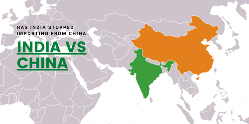 India’s export of goods to China has been increasing persistently. In 2020, the Government reported that India’s imports from China have dropped by 13%. It was the consequence of border tension between China and India that began after COVID-19 widespread
https://www.cybex.in/blogs/has-india-stopped-importing-from-china-10045.aspx